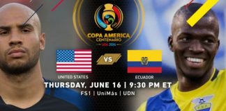 Scommesse USA - Ecuador