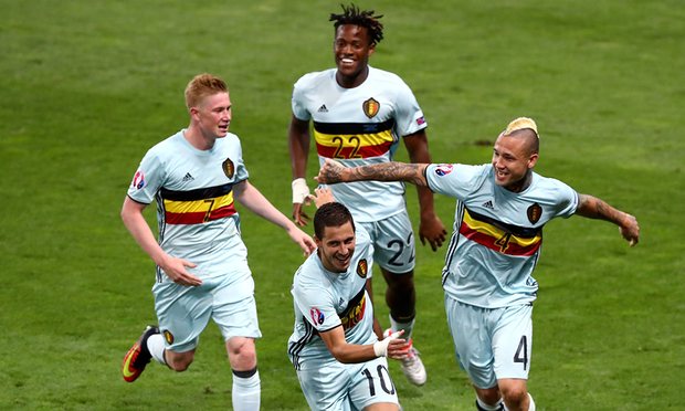 belgio Hazard grande protagonista del 4-0 del Belgio sull'Ungheria