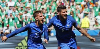 Euro 2016: doppietta Griezmann, Francia in rimonta sull’Irlanda doppietta Griezmann e la Francia vola ai quarti