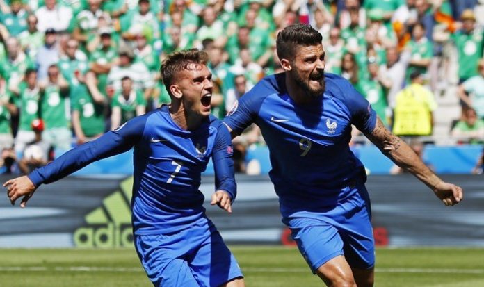 griezmann doppietta Griezmann e la Francia vola ai quarti