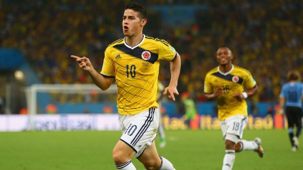 james-rodriguez USA - Colombia match di apertura
