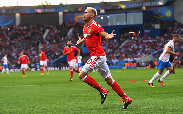 ramsey Non solo Bale: il Galles è anche Ramsey, autore del primo gol in Galles - Russia