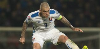 Skrtel ha salvato la Slovacchia contro l'Inghilterra