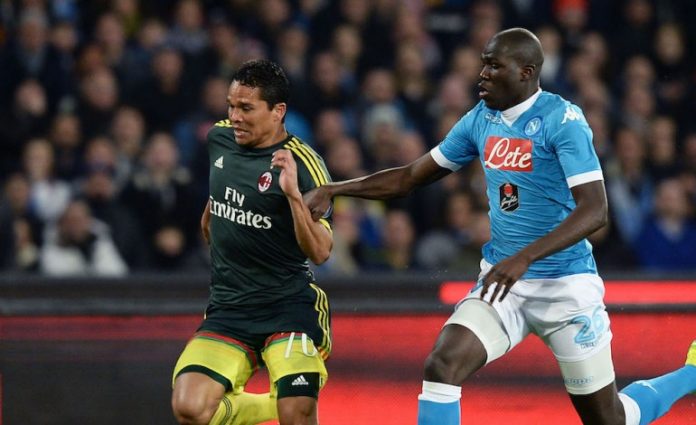 bacca Napoli-Milan probabili formazioni