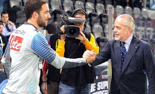 higuain de laurentiis Higuain contro De Laurentiis