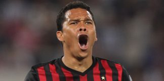Bacca non perdona, il Milan raggiunge la Juventus Anticipo Milan Lazio Bacca decisivo.