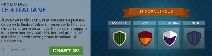 Offerta Eurobet Europa League