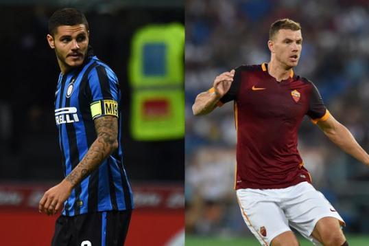 dzeko icardi Roma-Inter probabili formazioni