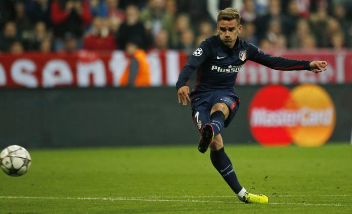 griezmann Champions League 2016 Psv-Atletico Madrid