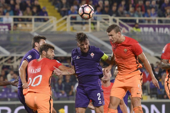 Dzeko Fazio As Roma