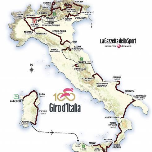 giro Giro d'Italia 2017 favoriti