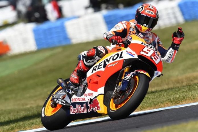 marquez MotoGp Australia 2016 pole Marquez