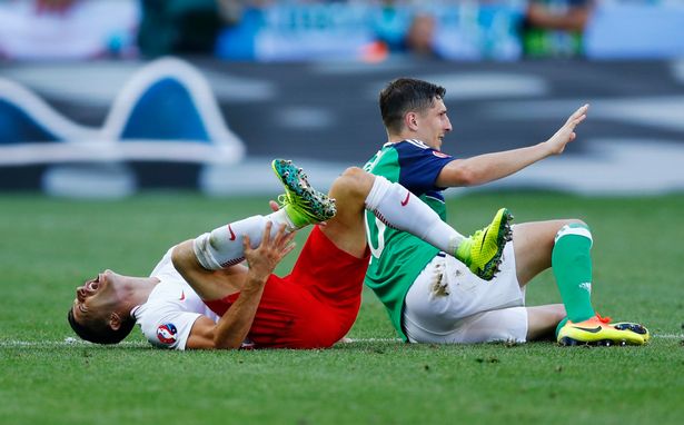 Infortunio Milik crociato
