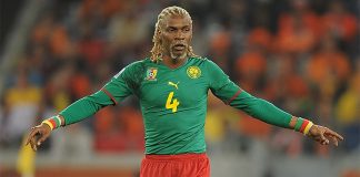 Calcio africano in ansia, Song colpito da ictus Rigobert Song ictus.