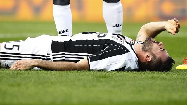 barzagli Serie A infortunati e squalificati tredicesima giornata
