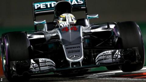 hamilton Gp Abu Dhabi 2016 pole Hamilton