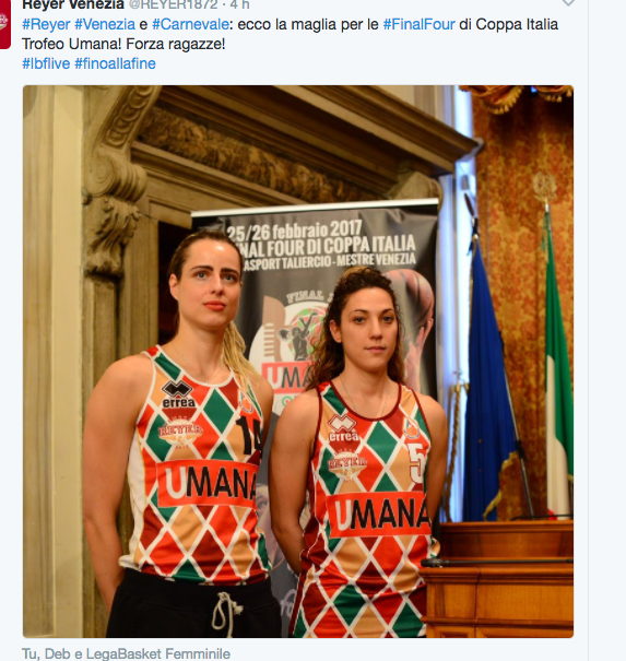 Basket Coppa Italia Femminile Venezia ospita la Final Four. Basket Coppa Italia Femminile Venezia ospita la Final Four.