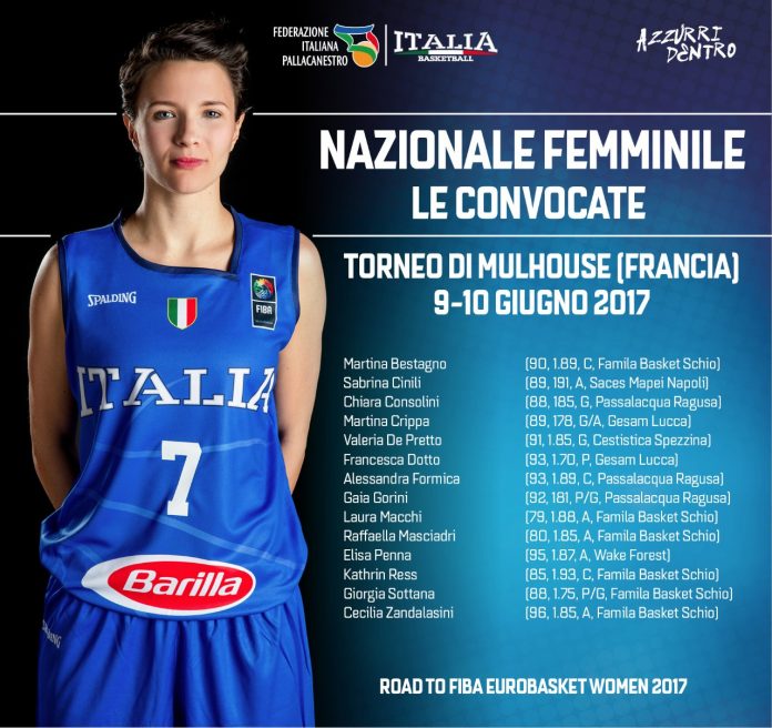 Basket Nazionale Femminile Francia domani nostra avversaria a Mulhouse Basket Nazionale Femminile Francia domani nostra avversaria a Mulhouse