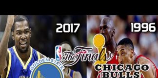 Warriors 2017 Bulls 1996