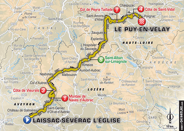 15 tappa Tour de France 2017 quote 15 tappa