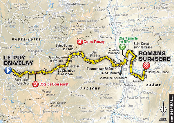 16 tappa Tour de France 2017 quote 16 tappa