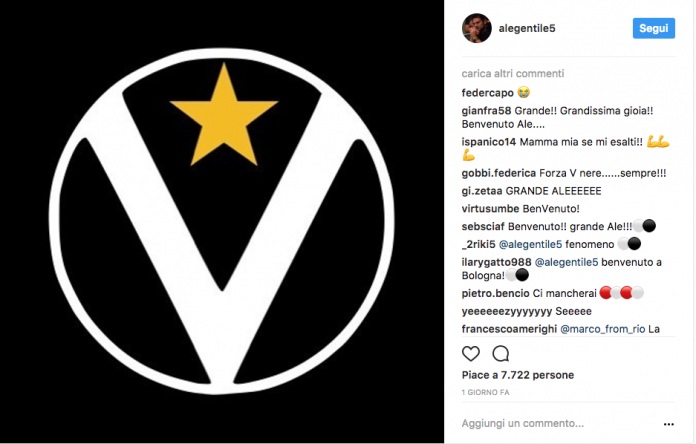 Virtus Bologna Gentile Aradori mercato col botto. E non è finita...