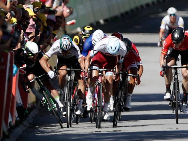 sagan-cavendish Vettel-Sagan incidenti