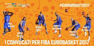 Nazionale Eurobasket Messina ha scelto i 12 Azzurri