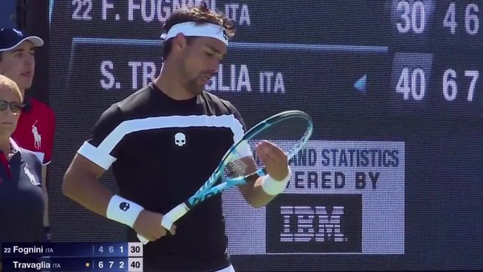 Fabio Fognini squalifica multa, la condanna di Malagò