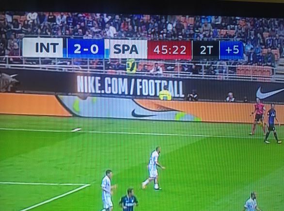 Inter a 9 punti Inter 2 Spal 0