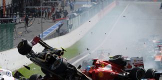 Incidenti Ferrari in partenza