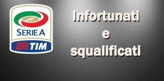 Infortunati e squalificati 26a giornata, Juve senza Higuain, De Sciglio e Bernardeschi infortunati e squalificati serie a