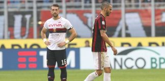 Infortunati e squalificati 10 giornata, il Milan perde Bonucci per due giorante Serie A 2017-18 infortunati e squalificati 10 giornata