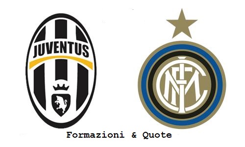 Juventus-Inter 09.12 Formazioni Juventus-Inter