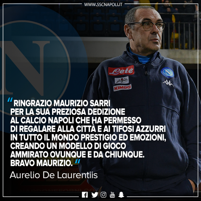 Napoli Sarri De Laurentiis Ancelotti