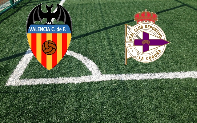 Formazioni Valencia-Dep. La Coruna