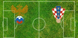 Formazioni Russia-Croazia