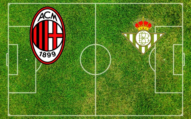 Formazioni Milan-Real Betis