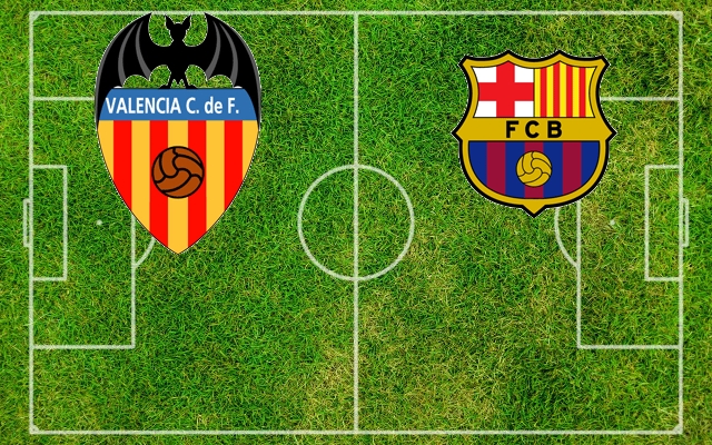 Valencia-Barcellona Formazioni Valencia-Barcellona