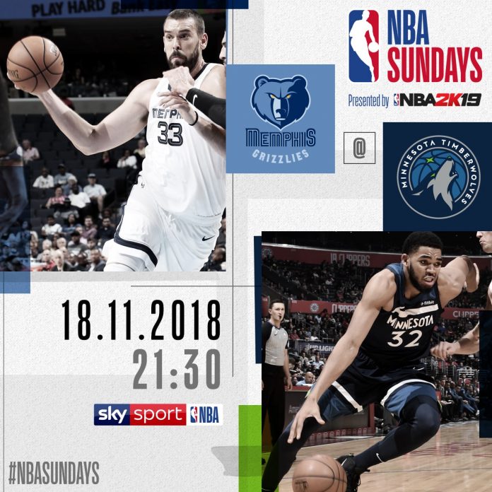 NBA Sunday Timberwolves Grizzlies
