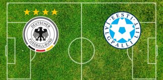 Formazioni Germania-Estonia
