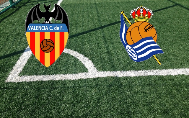 Valencia-Real Sociedad Formazioni Valencia-Real Sociedad