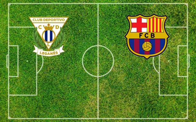 Leganes-Barcellona Formazioni Leganes-Barcellona