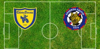 Formazioni Chievo-Cosenza 1914