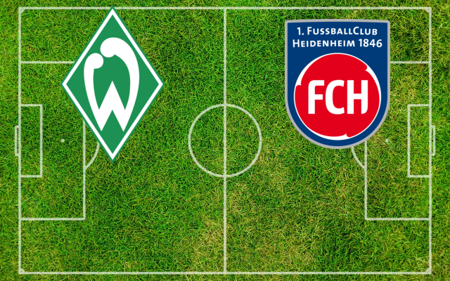 Formazioni Werder-FC Heidenheim