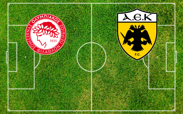 Olympiakos-AEK Atene Formazioni Olympiakos-AEK Atene