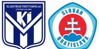 Formazioni Klaksvik-Slovan Bratislava