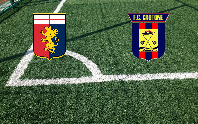 Formazioni Genoa-Crotone