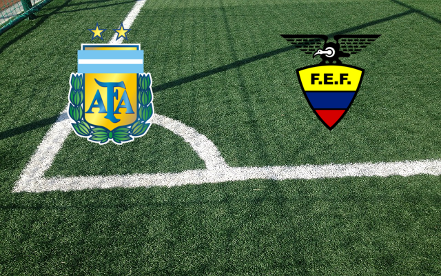 Formazioni Argentina-Ecuador