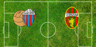 Formazioni Catania-Ternana